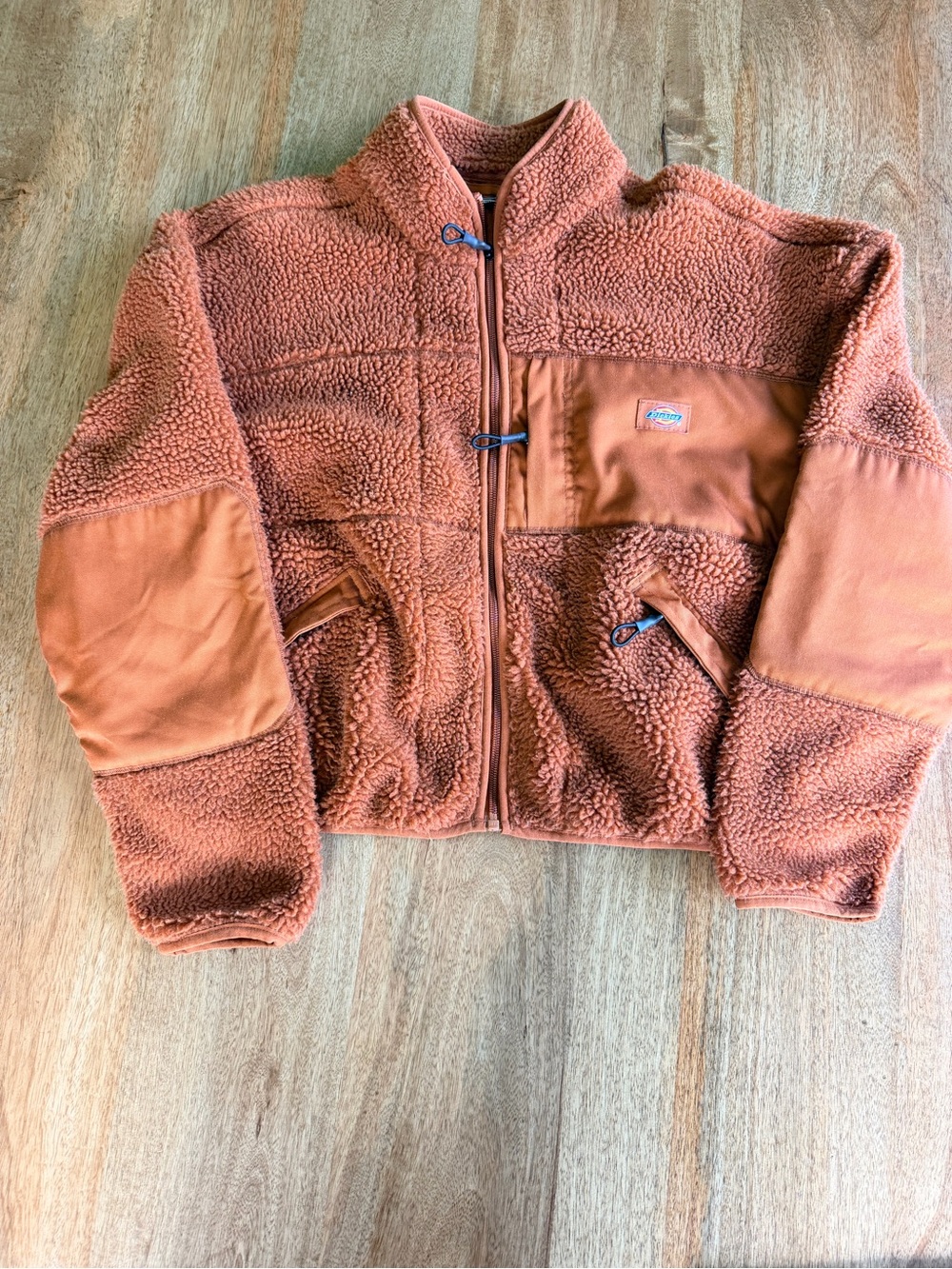 Dickies Rust Orange Sherpa Puffer Jacket
